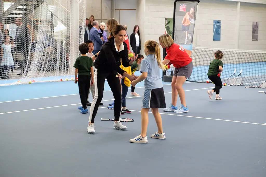 The Duchess of Cambridge discussed Children’s Tennis Initiative at Palace