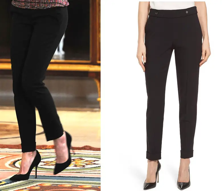 Queen Letizia Hugo Boss BOSS 'Tipulida' Stretch Wool Suit Pants