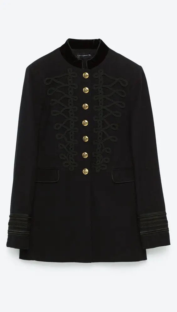 Queen Letizia Zara Military Jacket