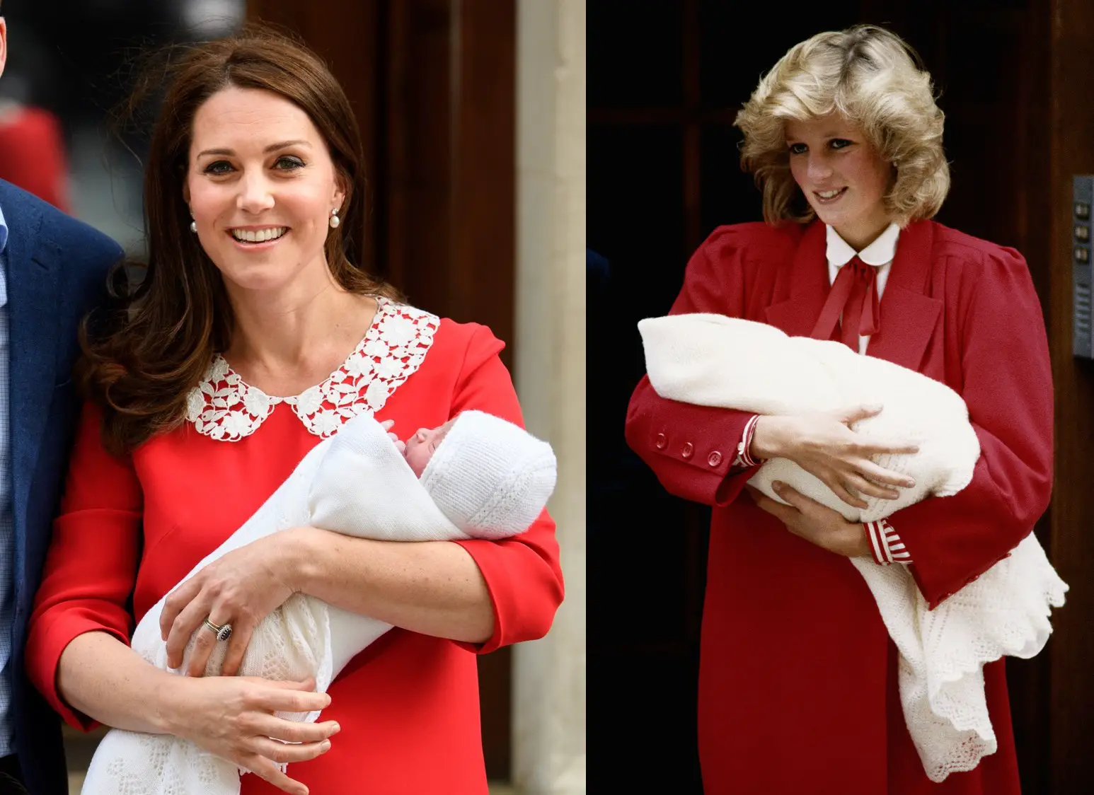 Princess Diana and Princess Kate royal baby birth