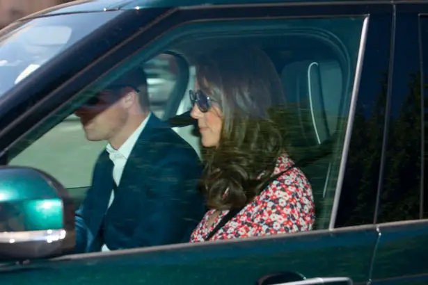 Duchess of Cambridge arrived for Royal Wedding rehearsal