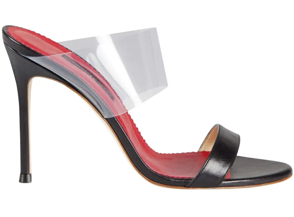 Caroline Herrera Mule black heel