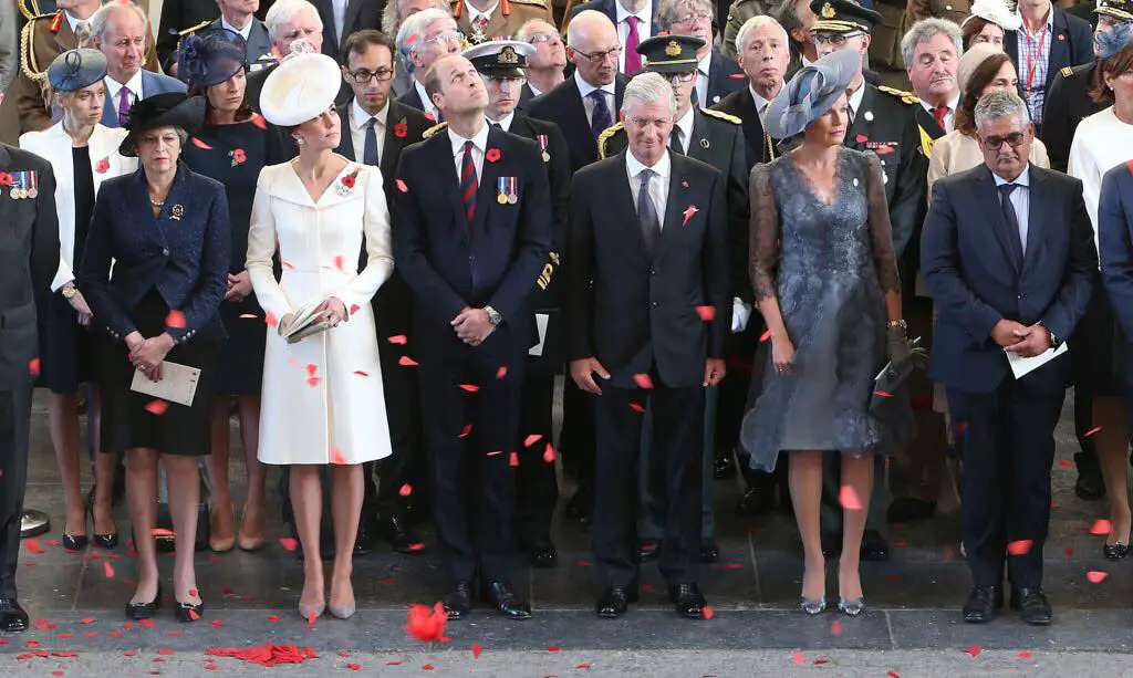 Prince William and Duchess of Cambridge honoured the fallens at Menin Gate