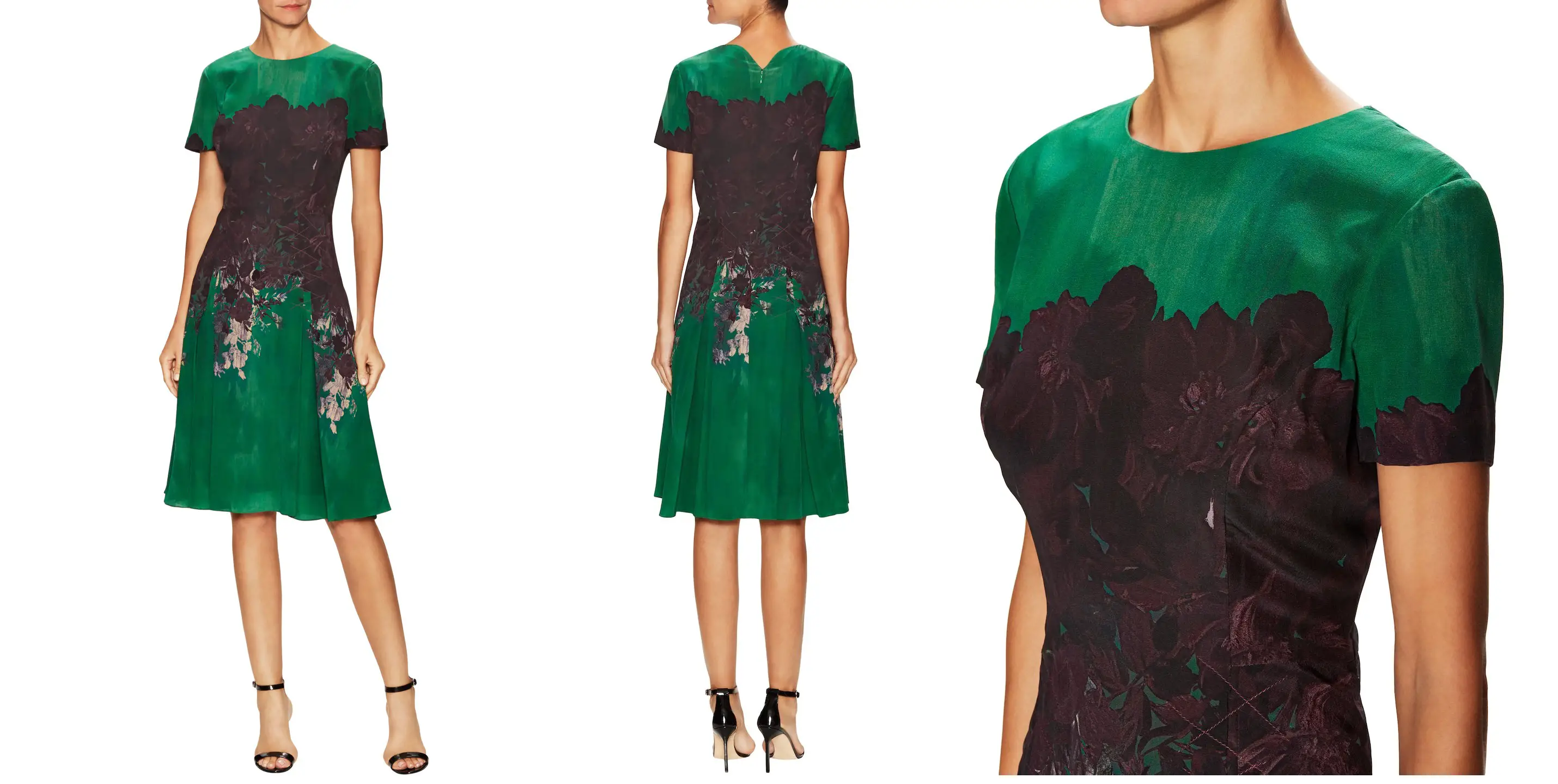 Carolina Herrera Pre-Fall 2015 Green Dress