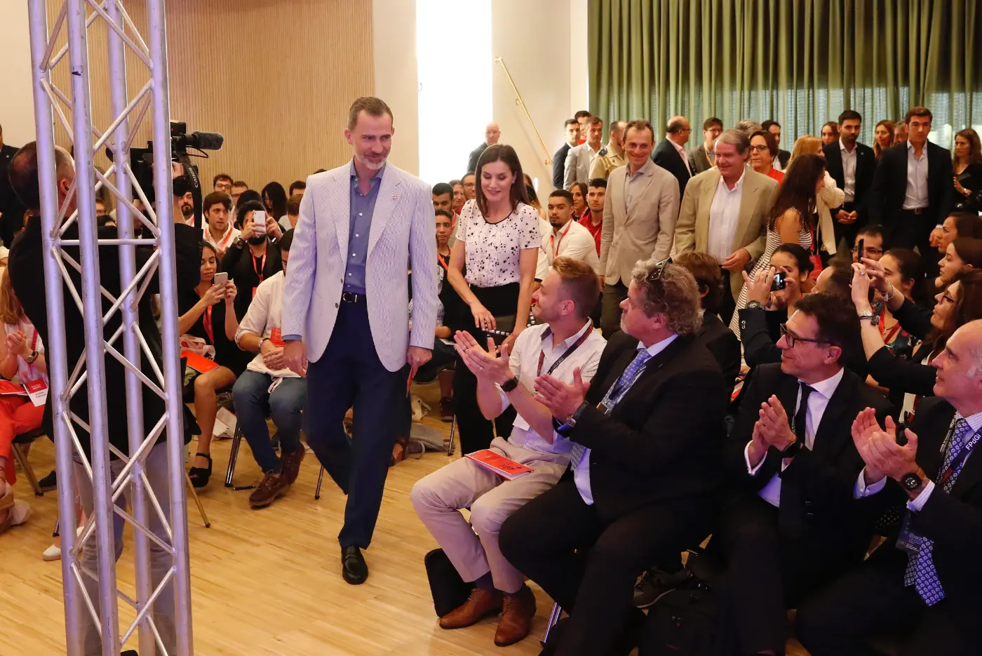 Felipe and Letizia joined Youngsters at Annual Princess of Girona Foundation "Talent Rescuers" Meeting