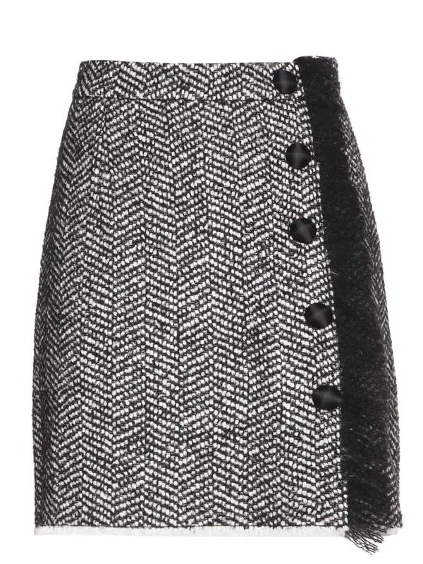 Dolce & Gabbana's bouclé wool-blend skirt