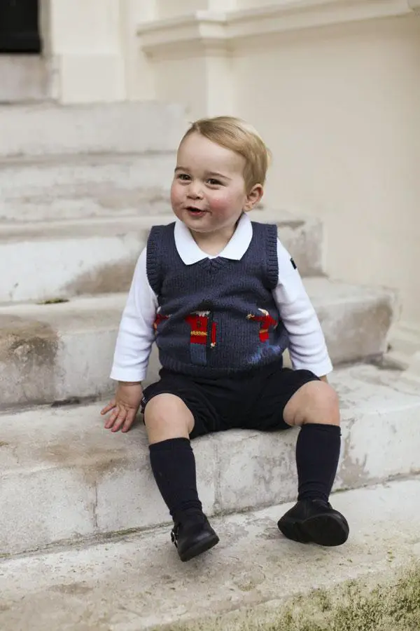Prince George Official Portrait Christmas 2014