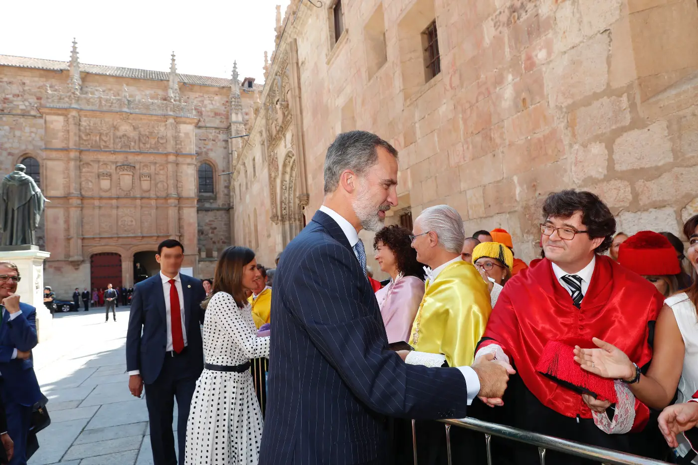 King Felipe and Queen Letizia in Salmanca