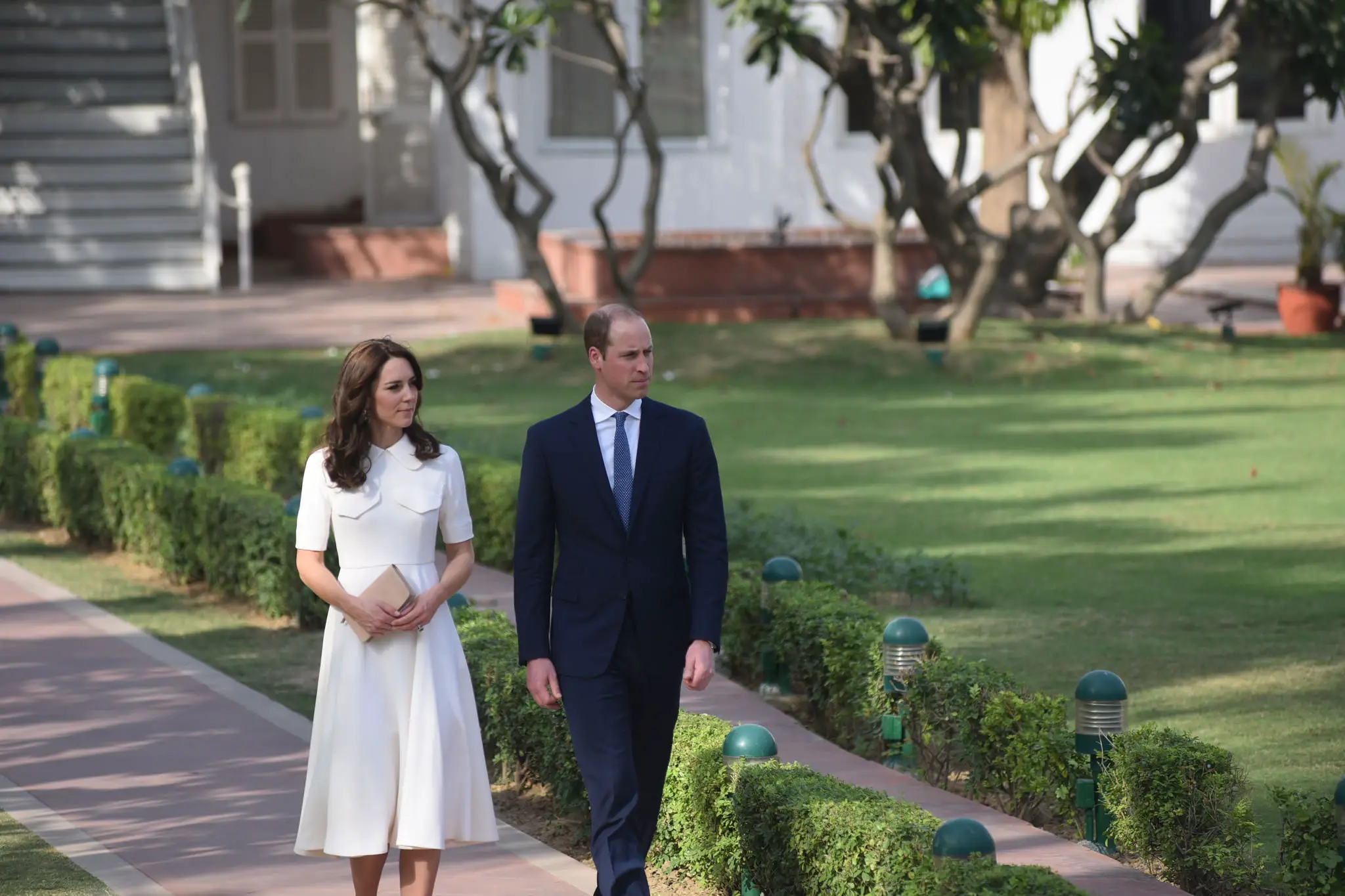 William and Catherine in India