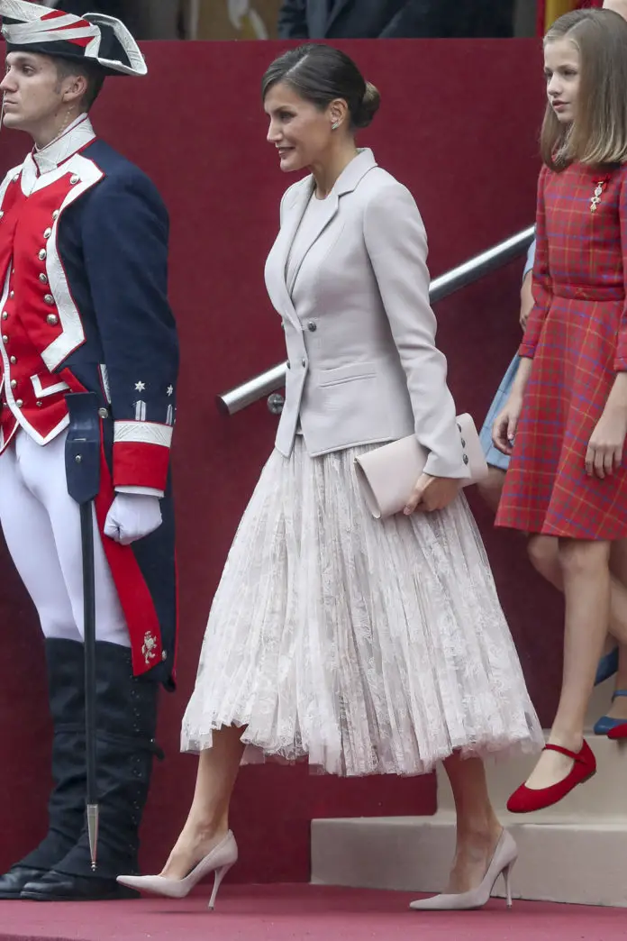 King Felipe and Queen Letizia at National day