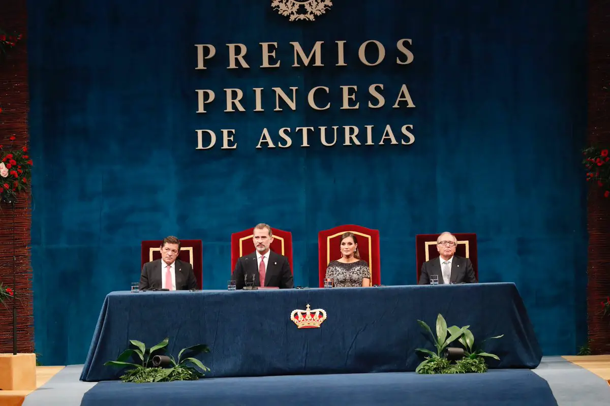 King Felipe and Queen Letizia at Princess of Asturias Awards Ceremony