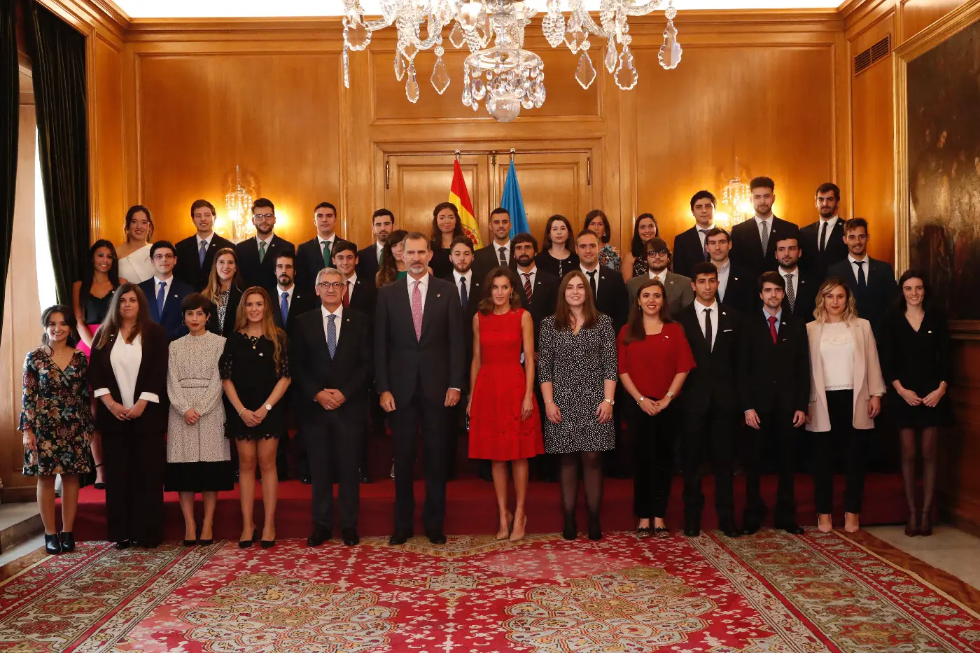 Queen Letizia and King Felipe received audience