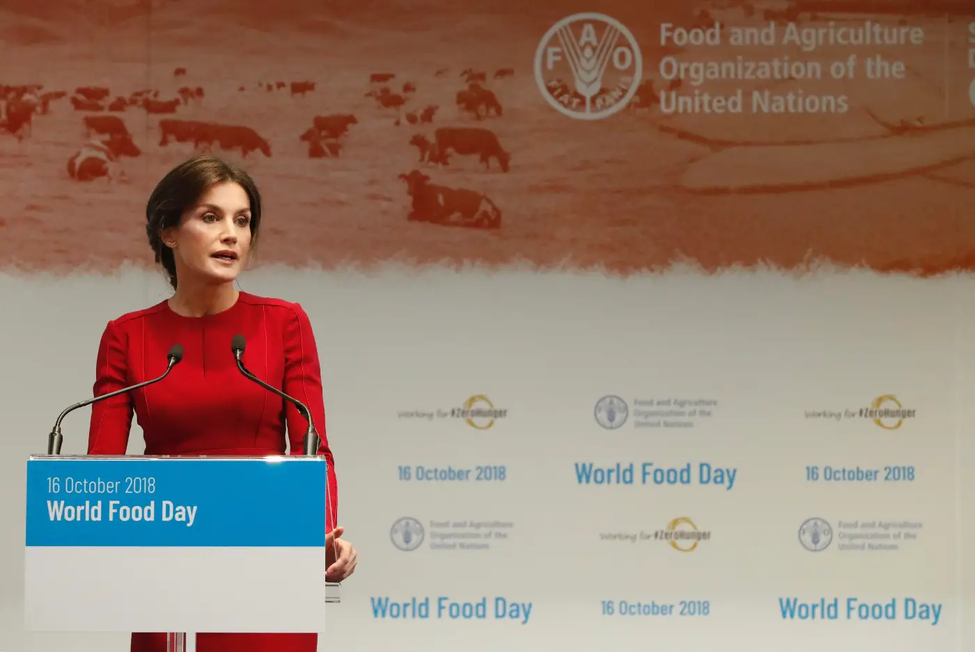 Queen Letizia of Spain attended World Food Day