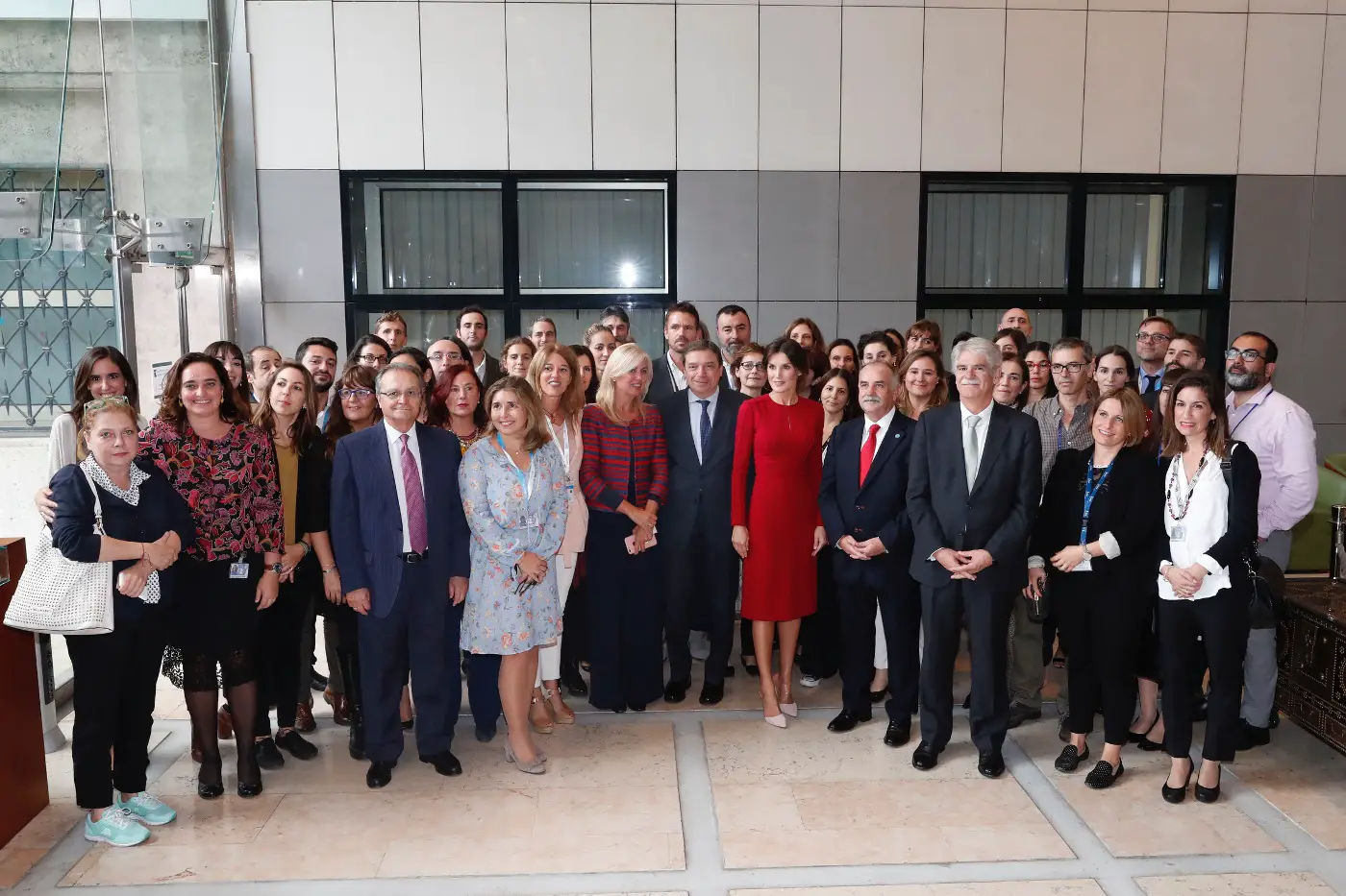 Queen Letizia of Spain visited Royal Academy of Spain in Rome