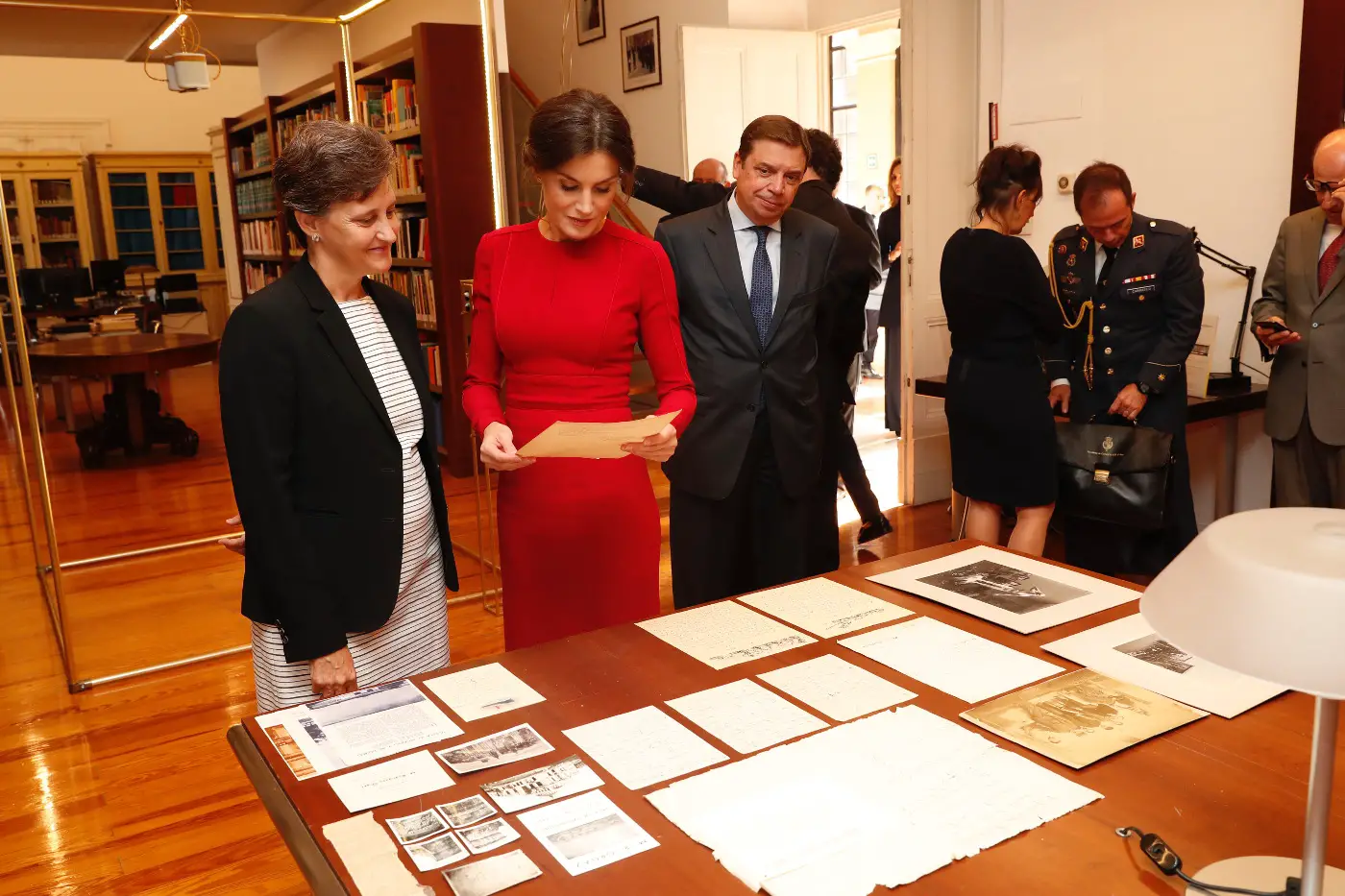 Queen Letizia of Spain visited Royal Academy of Spain in Rome