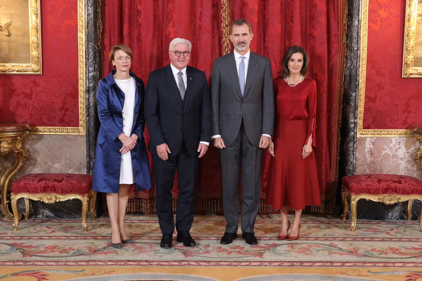 King Felipe and Queen Letizia Welcomed German President at Palace