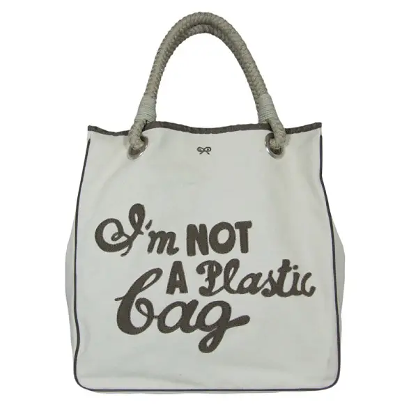 Anya Hindmarch I'm not a plastic bag tote