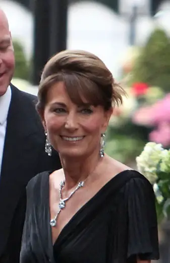 Carole Middleton wearing Robinson Pelham earrings