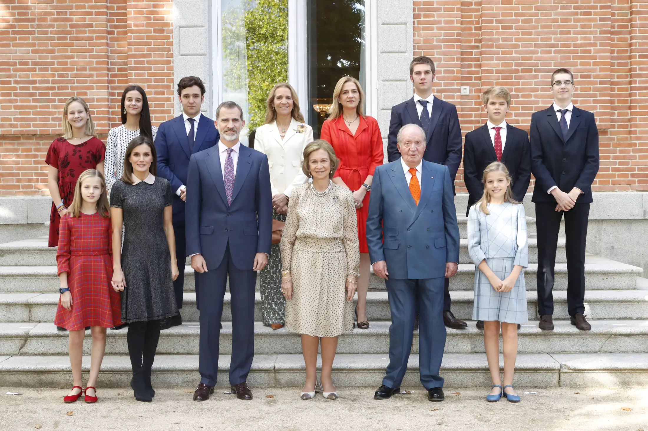 Family Photo to mark Queen Sofia's 80th birthday