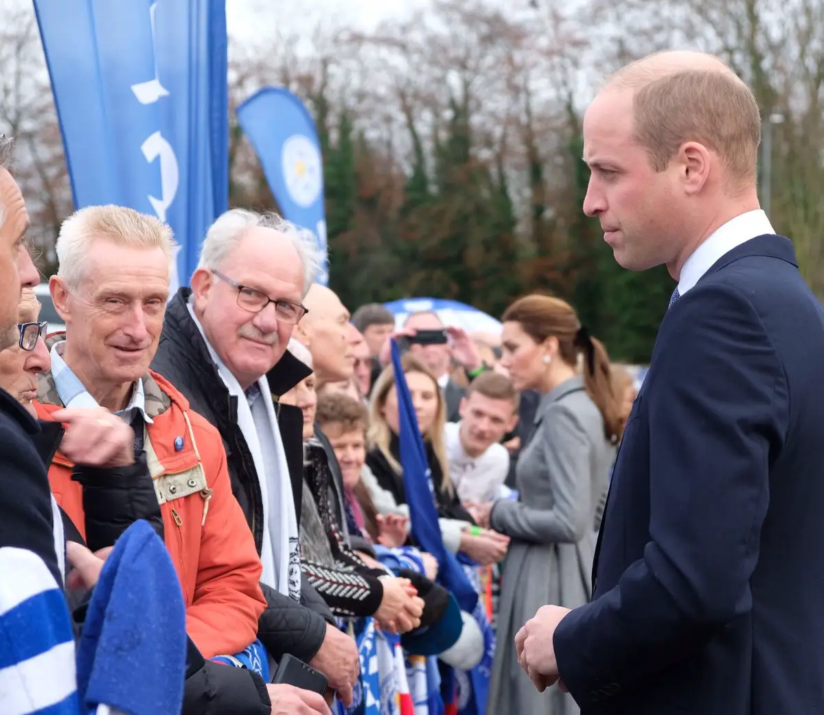 Duke and Duchess of Cambridge paid tribute to Leicester helicopter crash victims