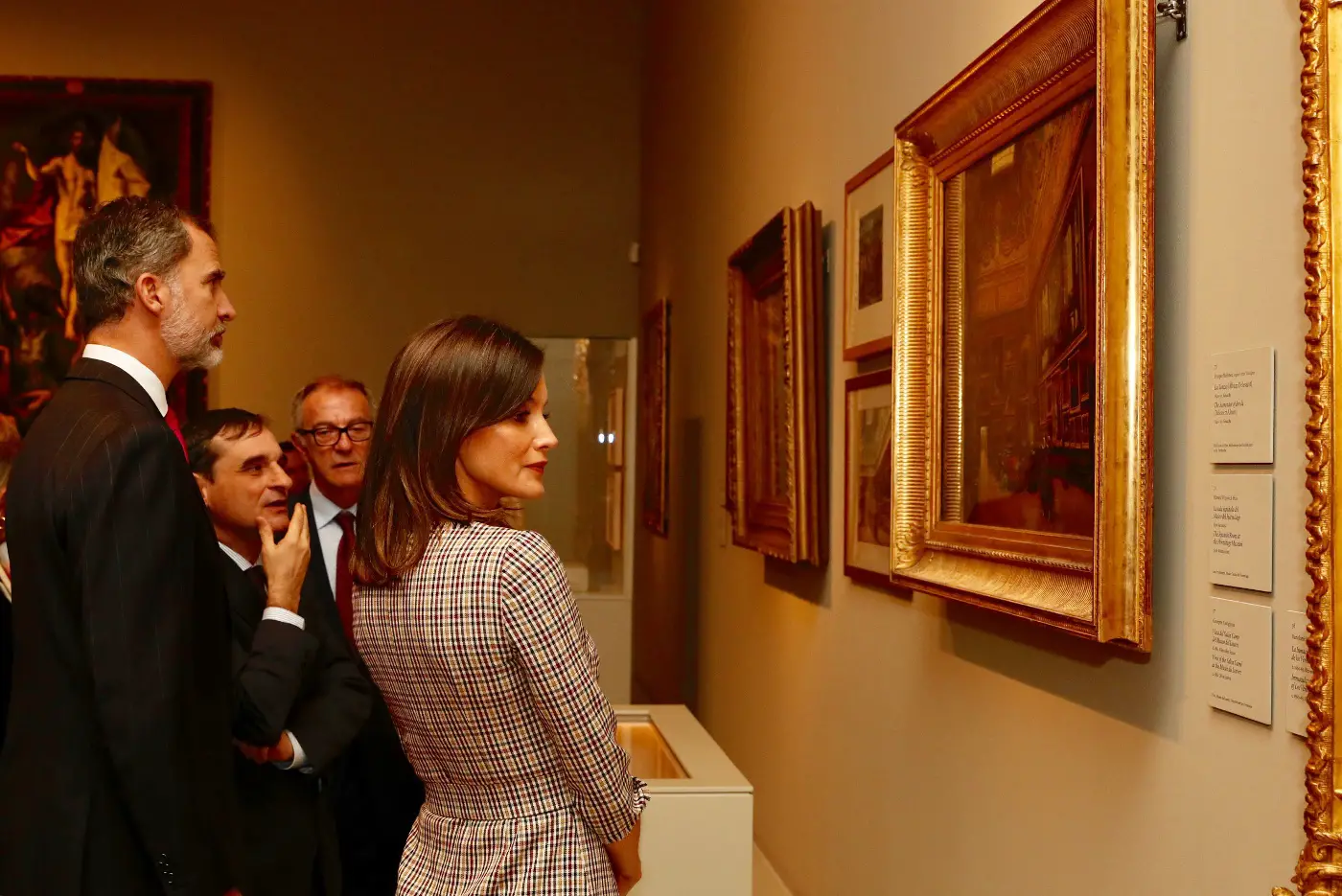 King Felipe and Queen Letizia at National Museum of Prado