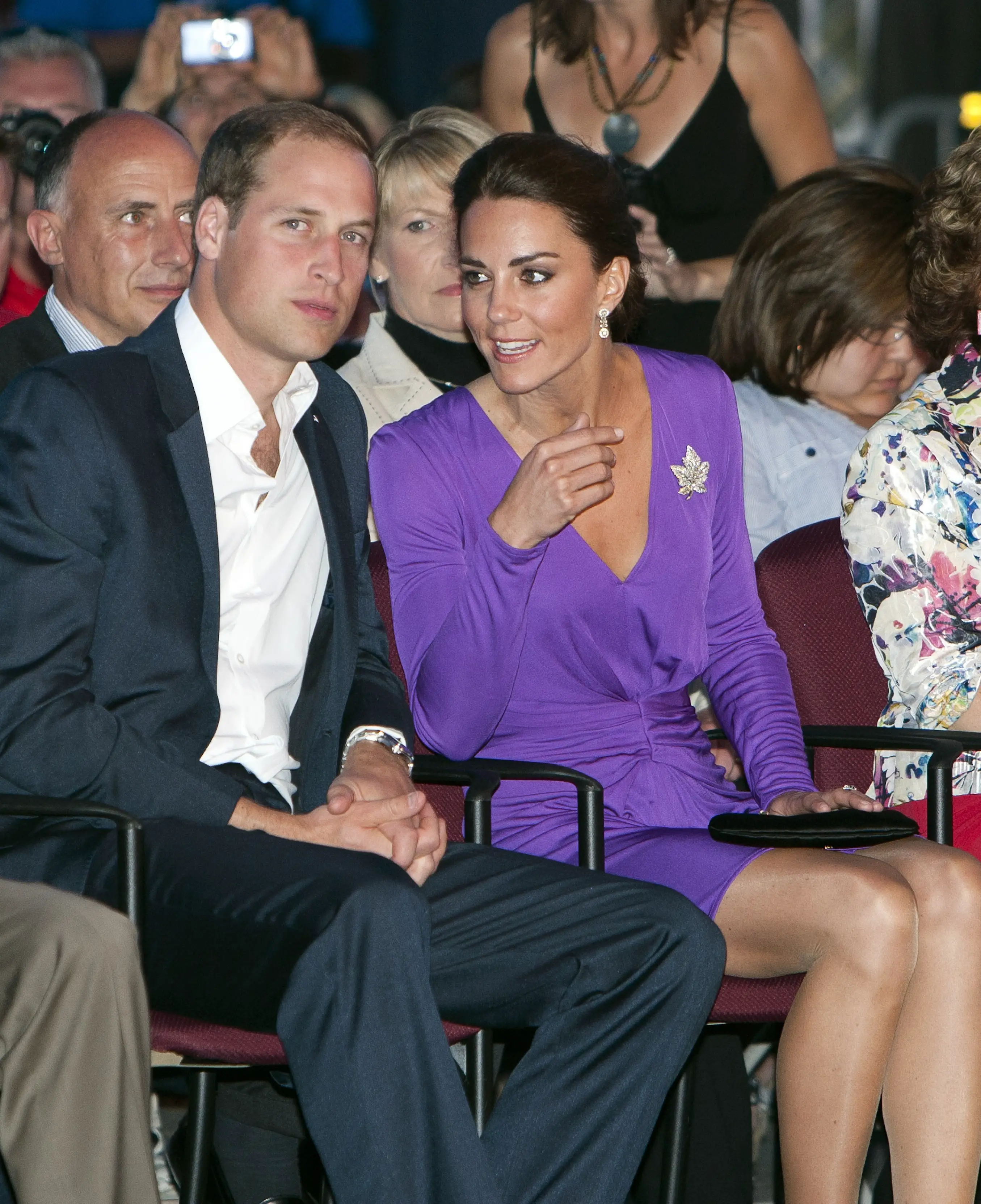 William and catherine attended Canada Day concert