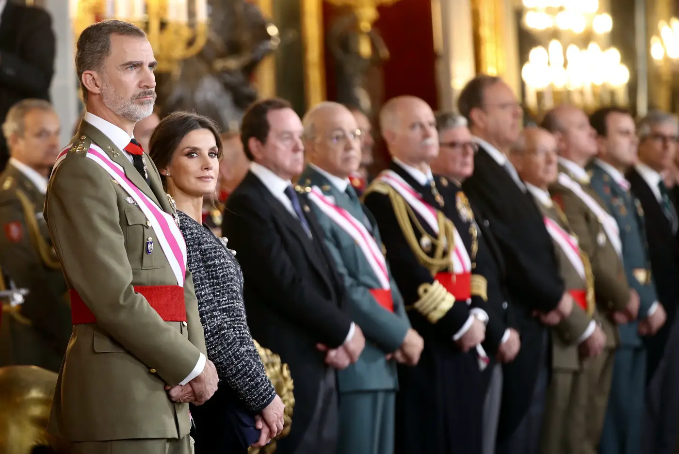 Don Felipe durante su intervención en el Salón del Trono del Palacio Real