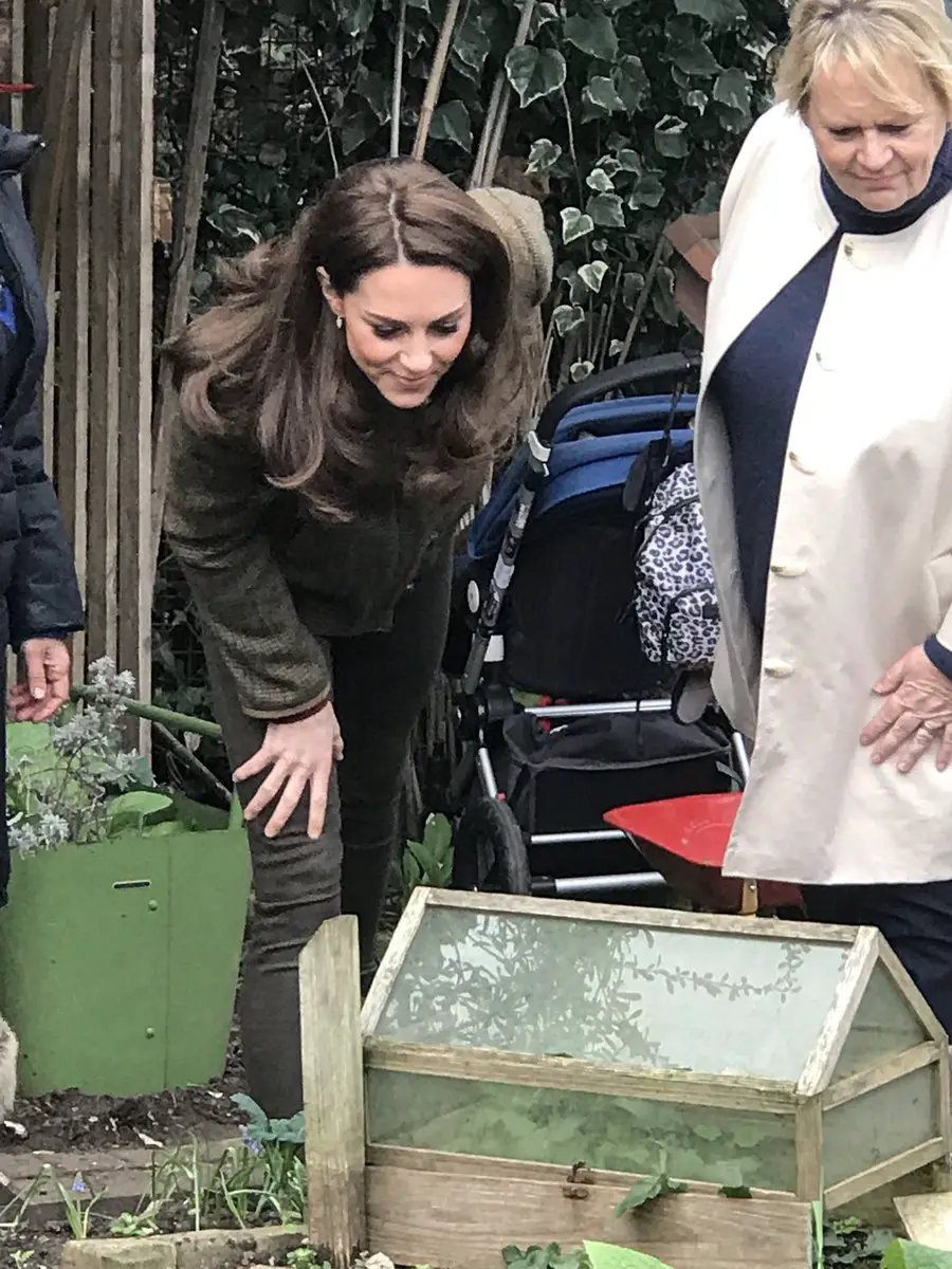 Duchess of Cambridge at King Henry's Walk Community Garden