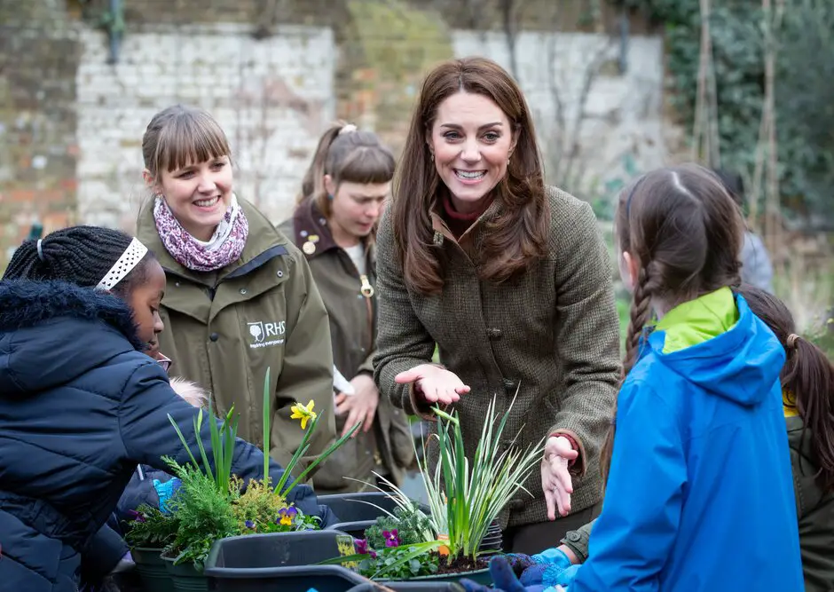 Duchess of Cambridge at King Henry's Walk Community Garden