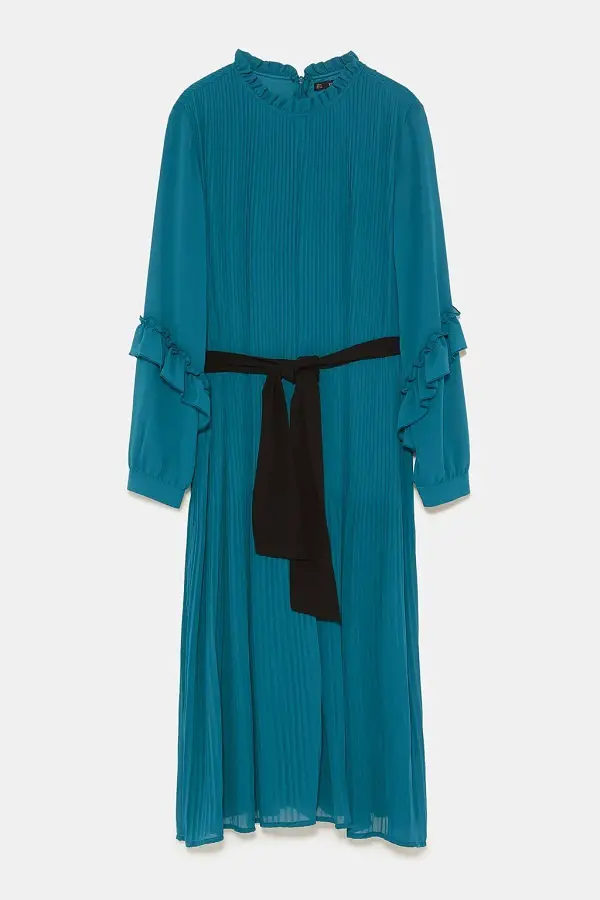 Zara Pleated Jumpsuit Dress
