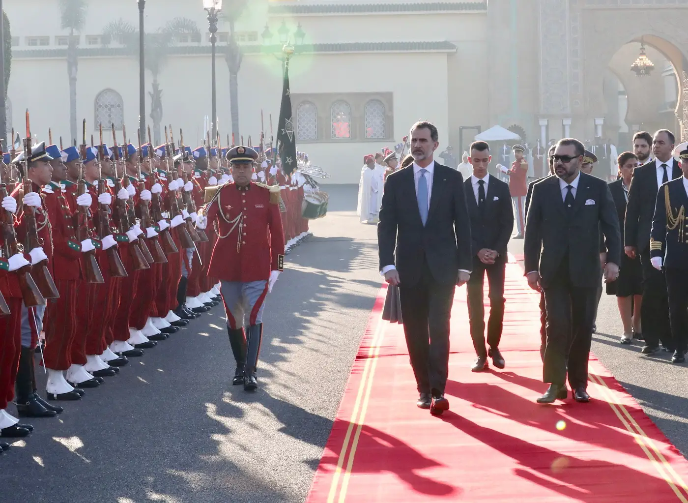 Queen Letizia and King Felipe of Spain started Morocco Visit