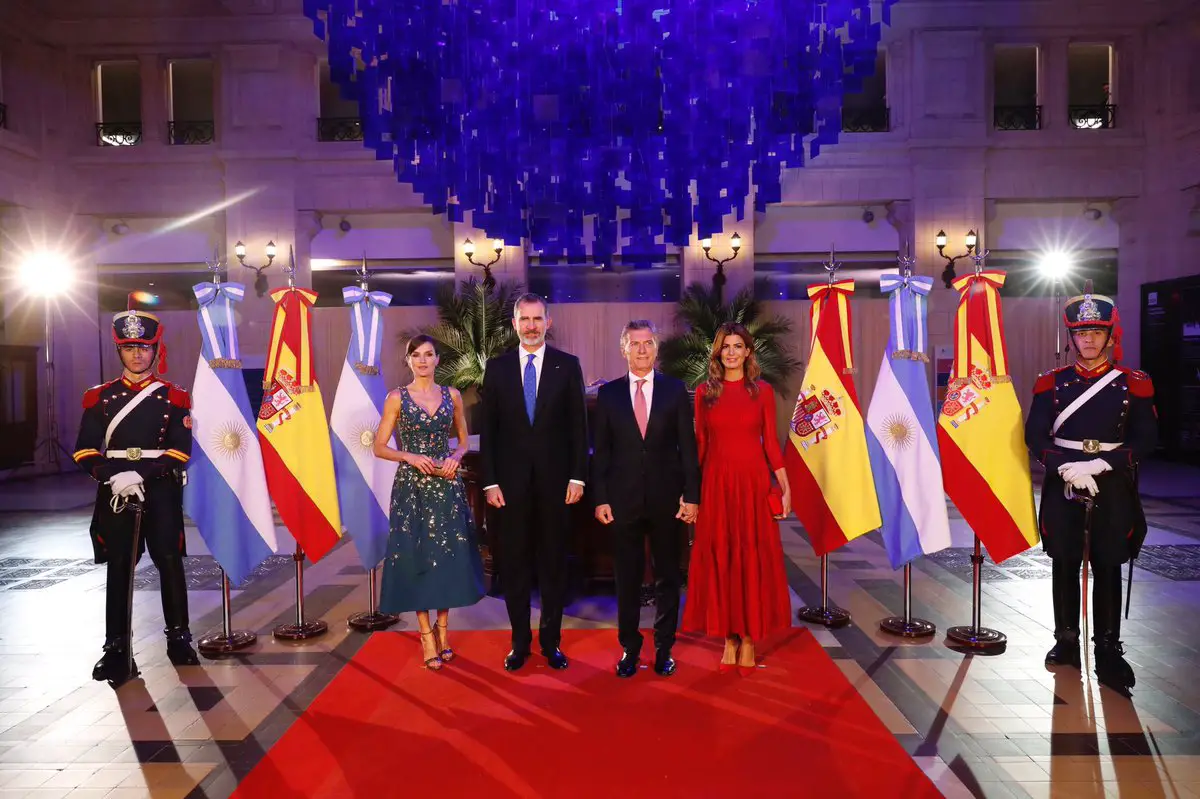 King Felipe and Queen Letizia of Spain attended Gala Dinner in Argentina