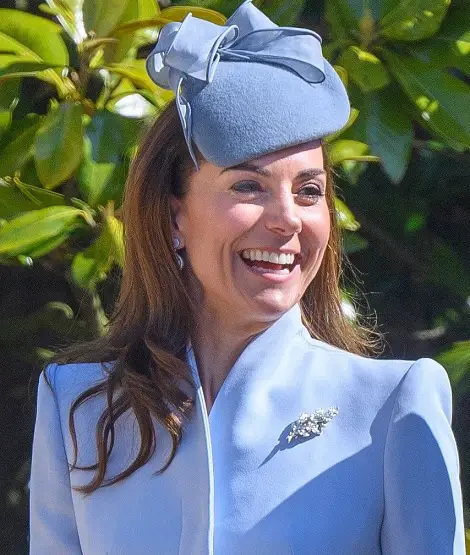 Duchess of Cambridge at Easter service in Windsor