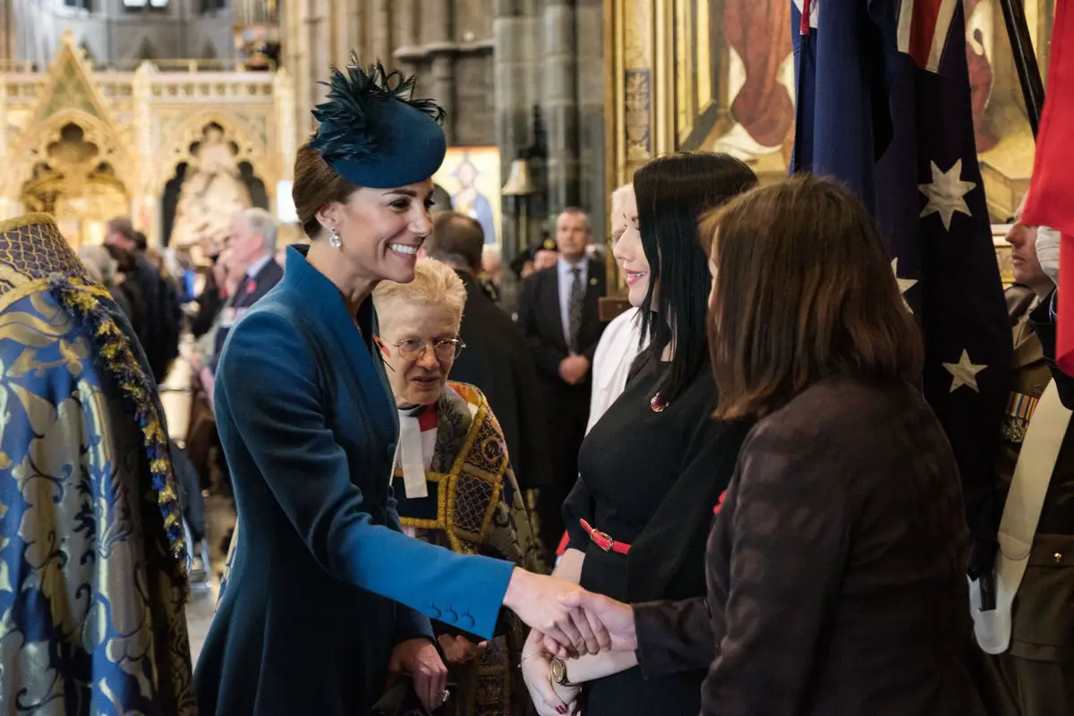 Duchess of Cambridge attended Anzac day service