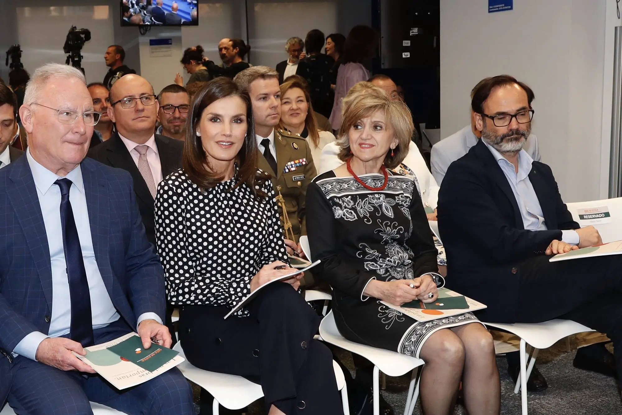 Queen Letizia at Media and Mental Health Conference