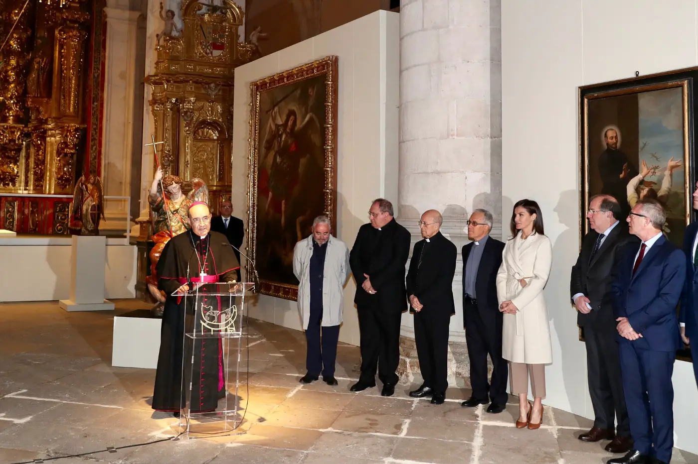 Queen Letizia visited exhibition