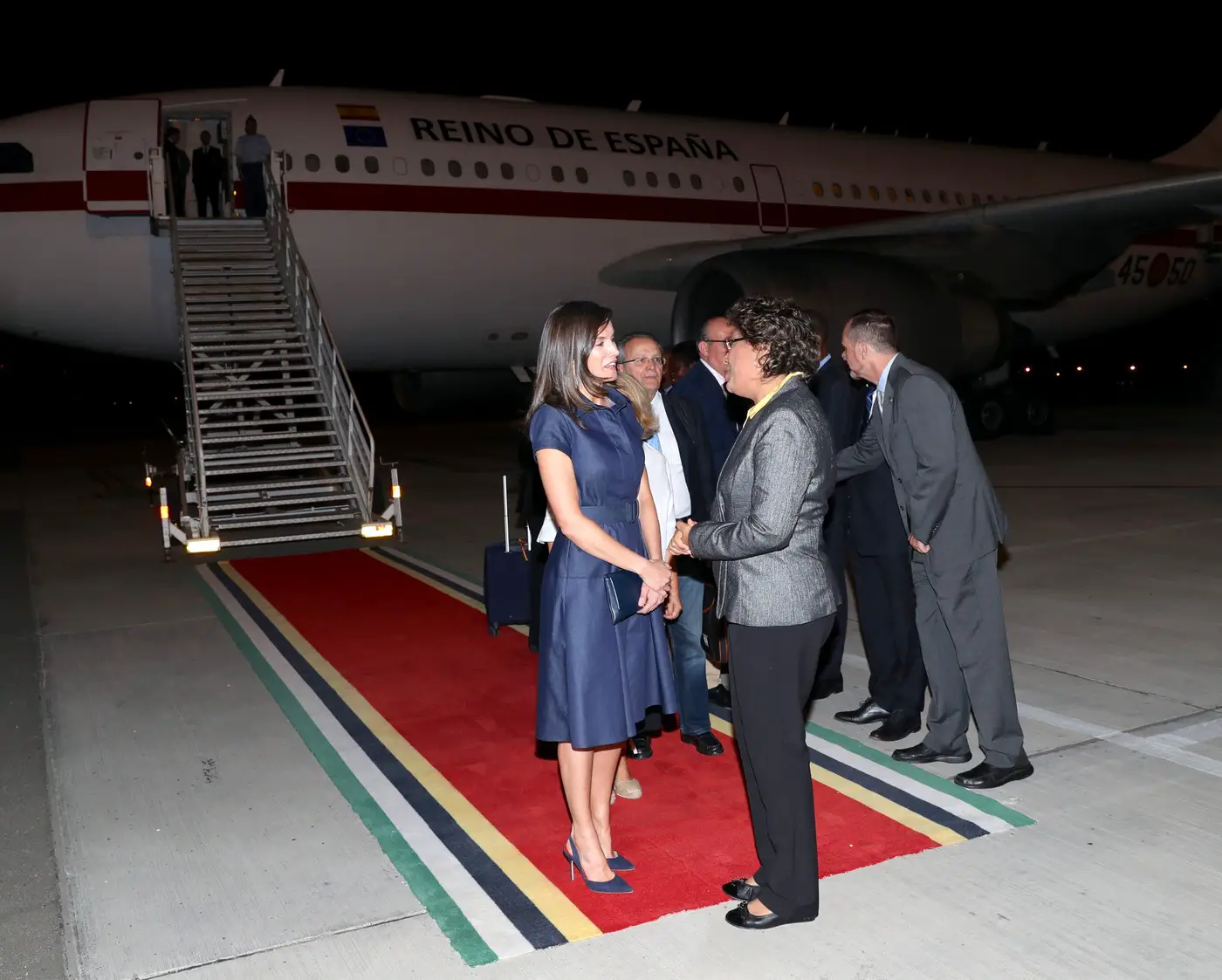 Queen Letizia of Spain arrived in Mozambique for cooperation visit