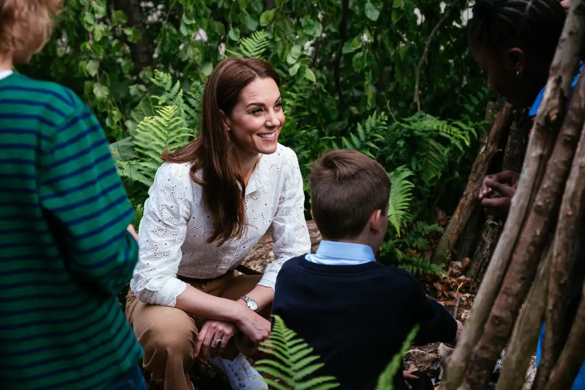 Duchess of Cambridge Made a Final Visit to Her Garden Before It Opens for Public