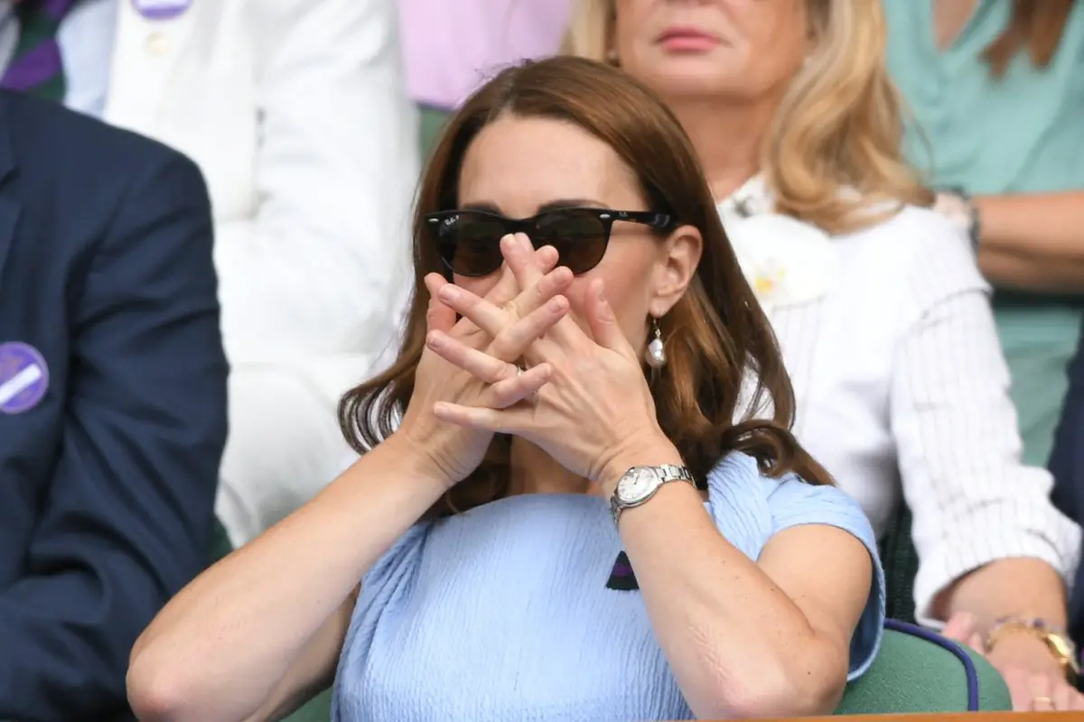 Duke and Duchess of Cambridge at Wimbledon Men's Singles Finale
