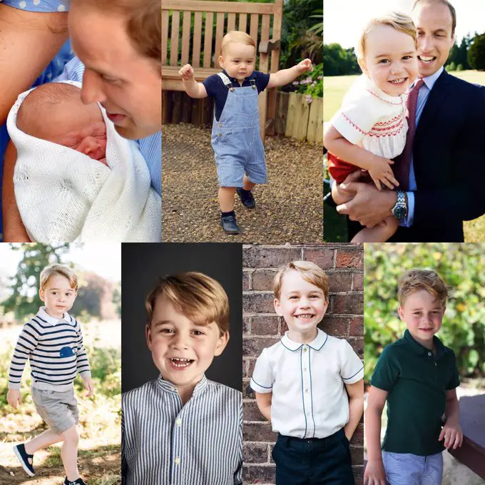 duke and duchess of cambridge marked prince geroge 6th birthday with new picture