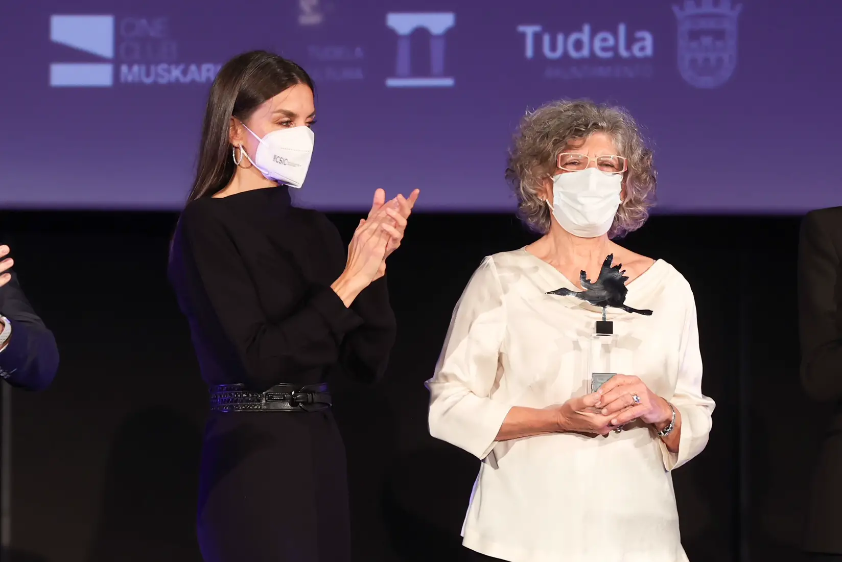 Queen Letizia attended the Tudela Opera Film Festival Award