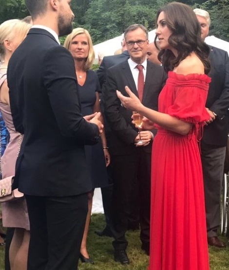 Duke and Duchess of Cambrige attended Queen's Birthday Party in Germany