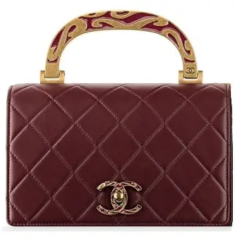 The Duchess of Cambridge was carrying her Chanel Bag with Enamel Handle