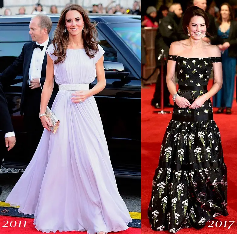 The Duchess of Cambridge Catherine shines at star-studded 2018 BAFTA ...