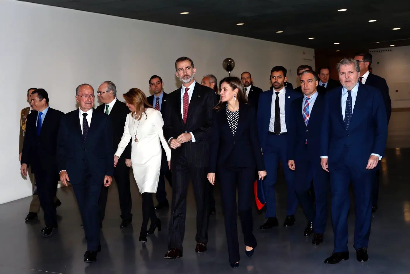 Queen Letizia chose a Formal look for the delivery of Fine Arts Gold Medals