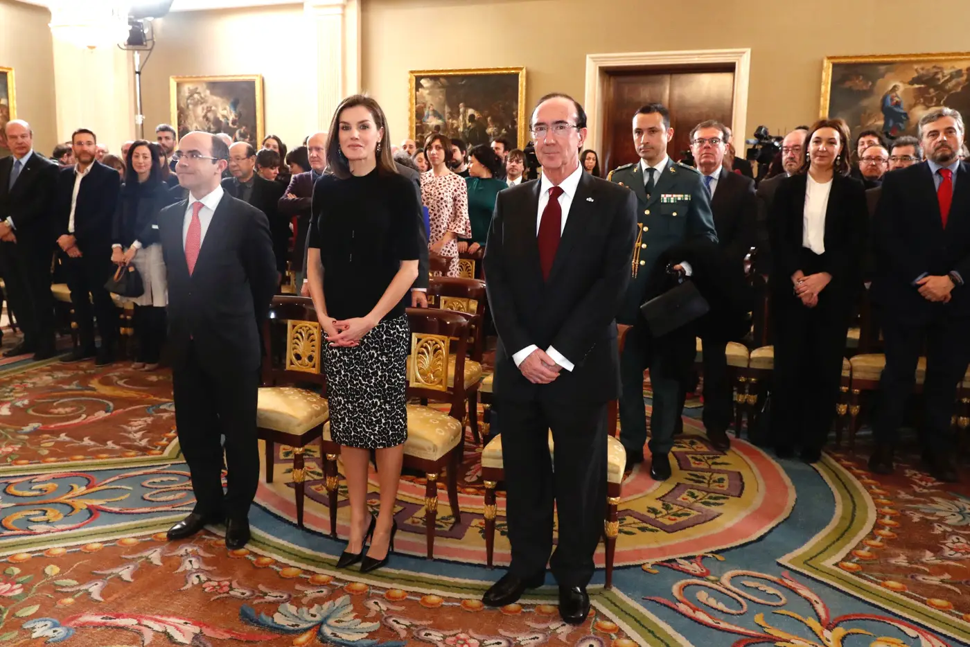 Queen Letizia presented the XXVIII edition of the Premio Tomás Francisco Prieto Awards