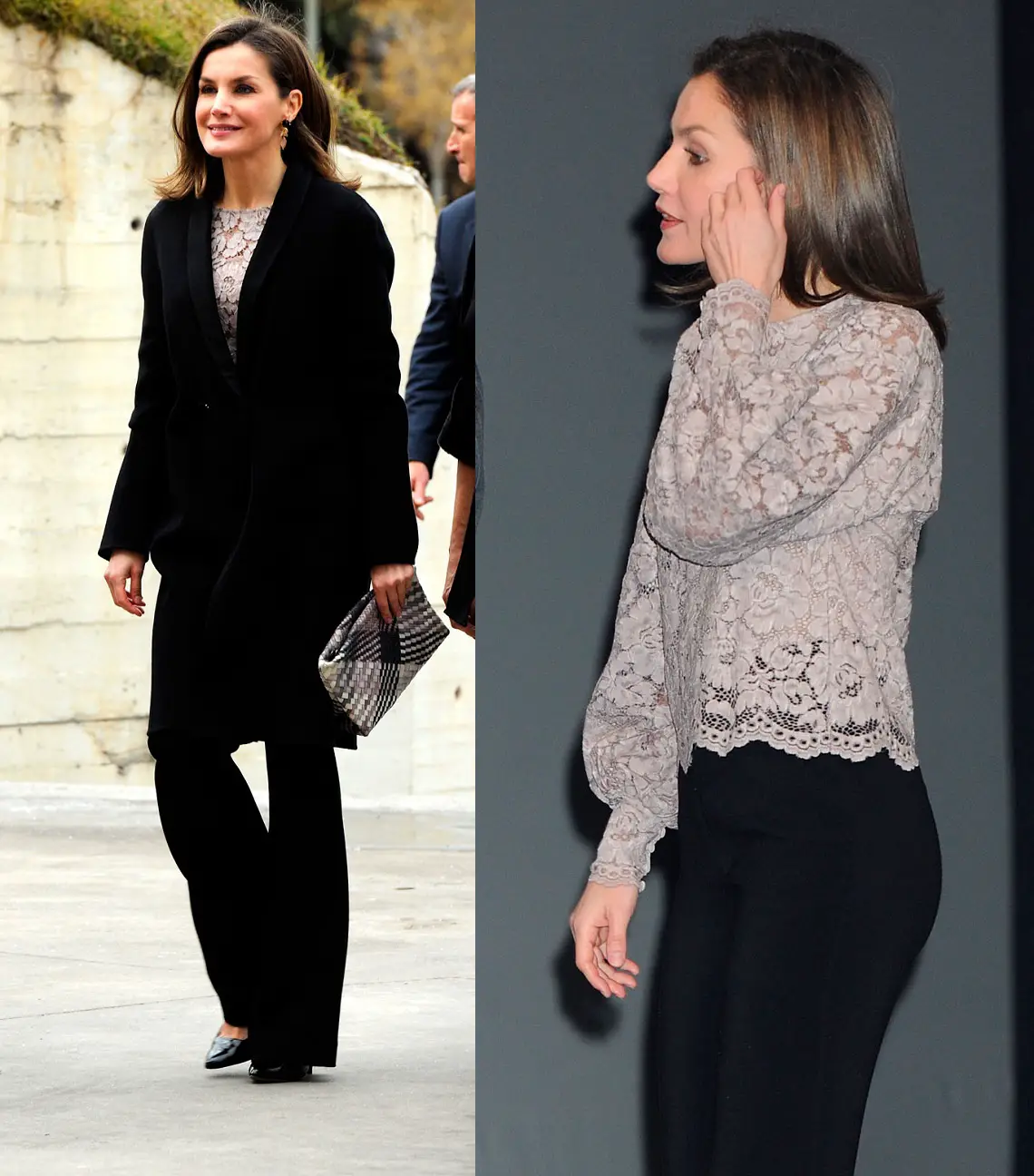 Queen Letizia chose an ensemble reflecting chic yet stylishly formal persona
