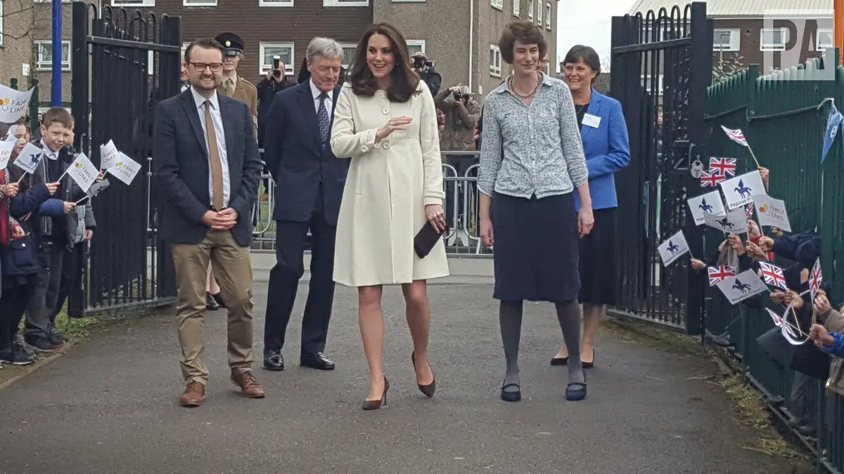 The Duchess of Cambridge brought JoJo Maman Bebe Coat back for Oxford School visit
