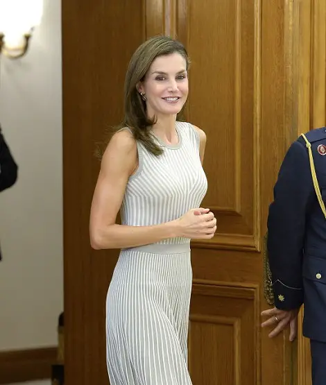 Queen Letizia is back to royal duties with summer glow