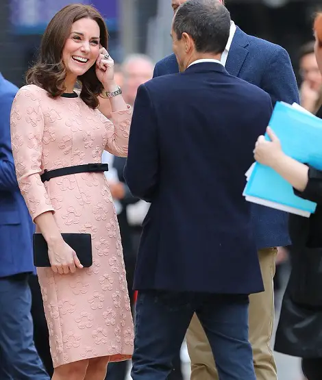 Duchess of Cambridge made a surprise visit to see off children at Paddington Station